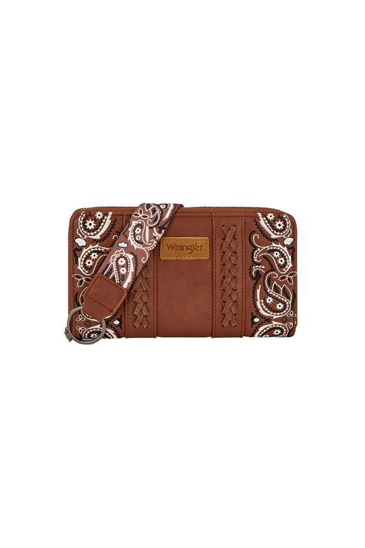 Wrangler - Tan Paisley Wallet