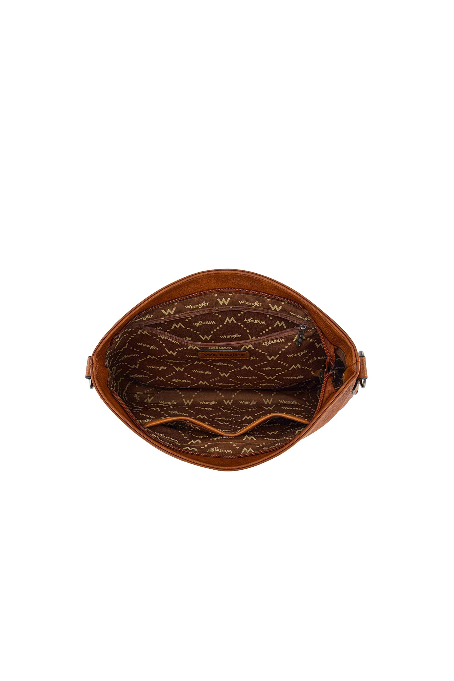 Wrangler - Tan Animal Print Slouch Bag