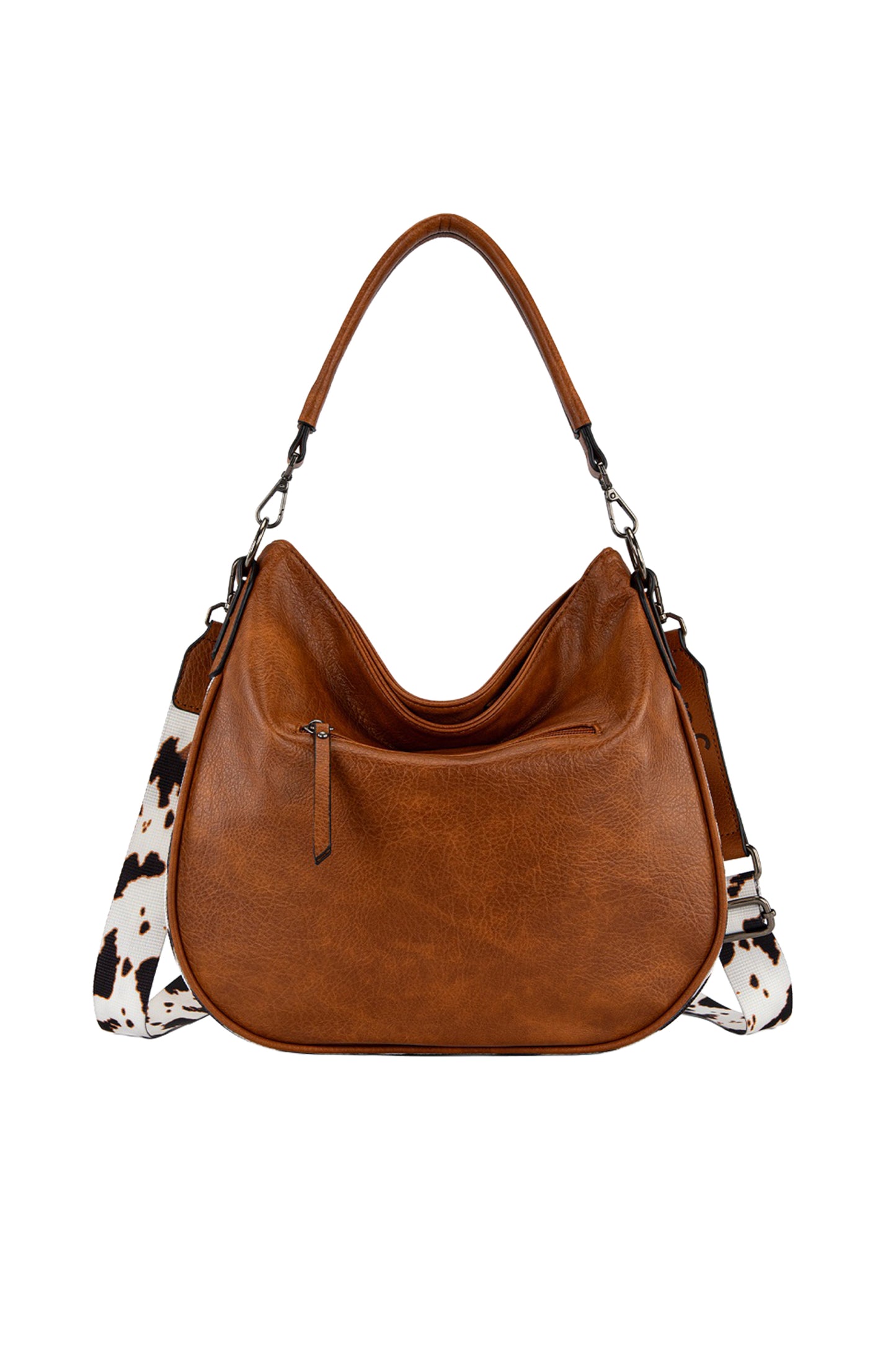 Wrangler - Tan Animal Print Slouch Bag