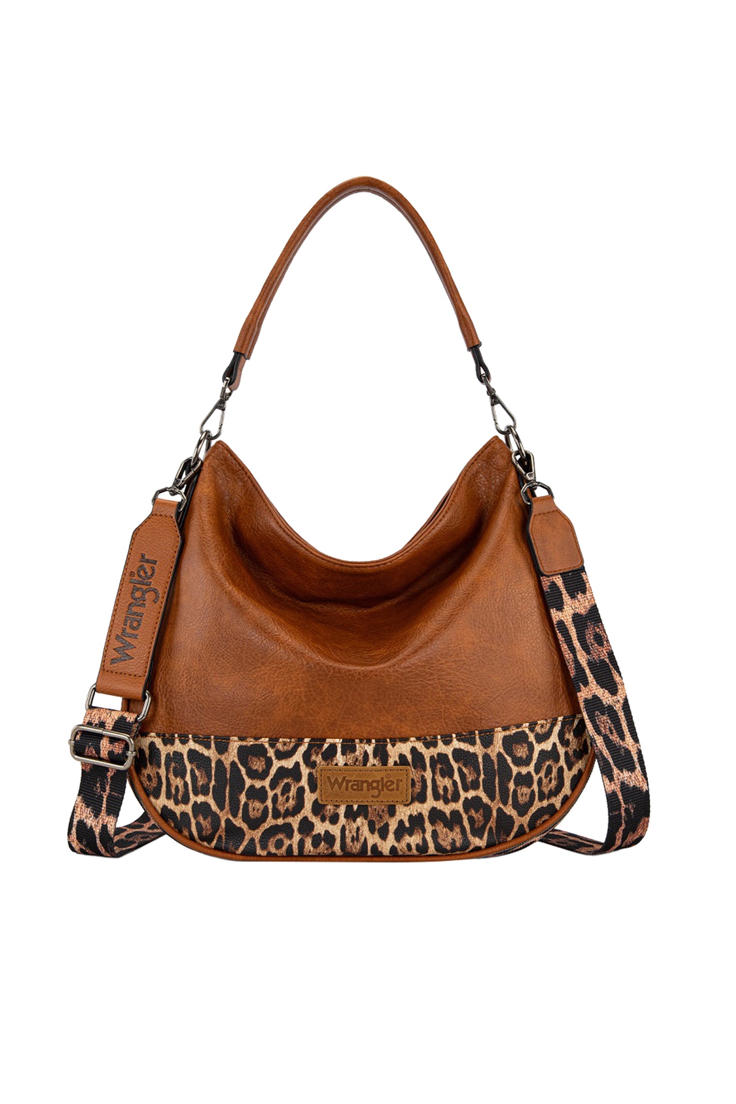 Wrangler - Lepoard Animal Print Slouch Bag