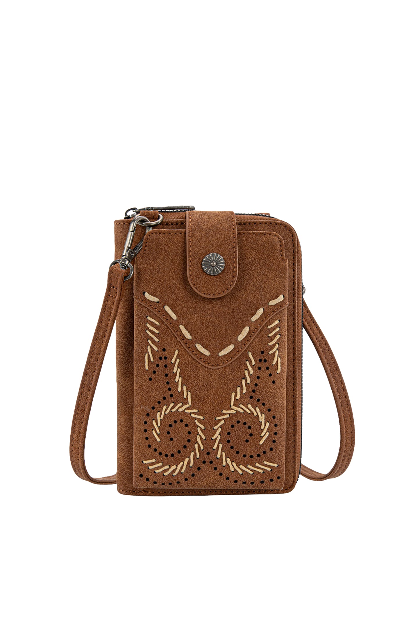 Wrangler - Tan Swirl Phone Wallet Bag