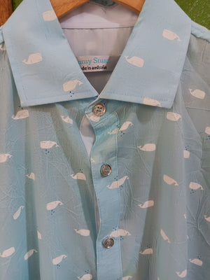 SALE - Mens Jimmy Stuart Beluga Whale S/S Shirt