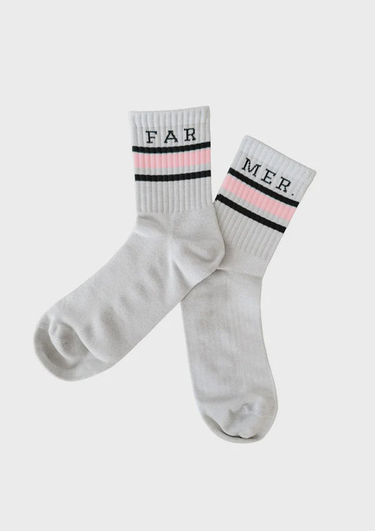 Far Mer - Mint Crew Socks