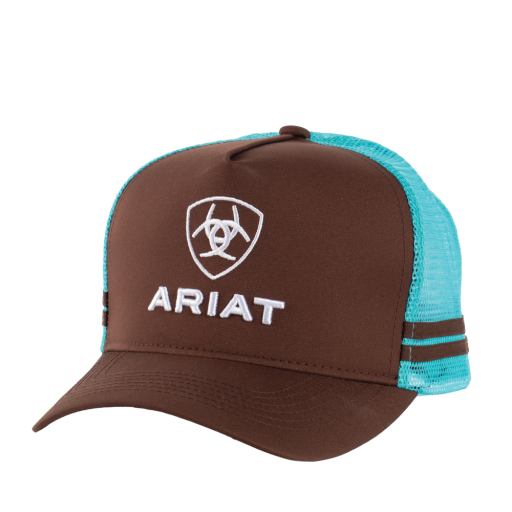 ARIAT STACKED LOGO TRUCKER CAP