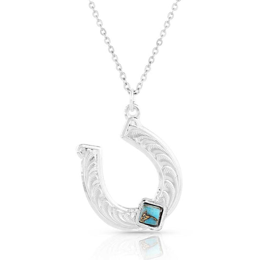 Montana Silversmith Diamond Horseshoe Necklace