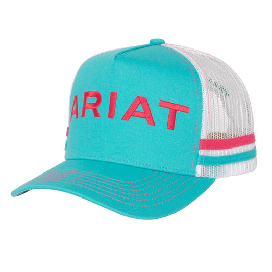 Ariat - Turquoise Patriot Trucker Cap