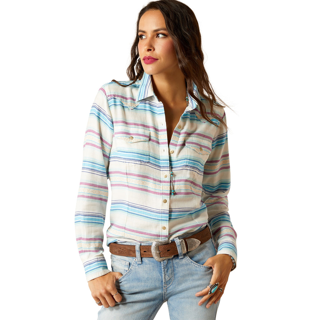 Ariat Women's Rica Snap Long Sleeve Shirt - Rica Jacquard