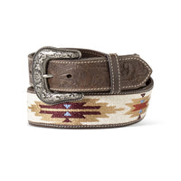 Ariat Men's Aztec Embroidered Belt - Tan