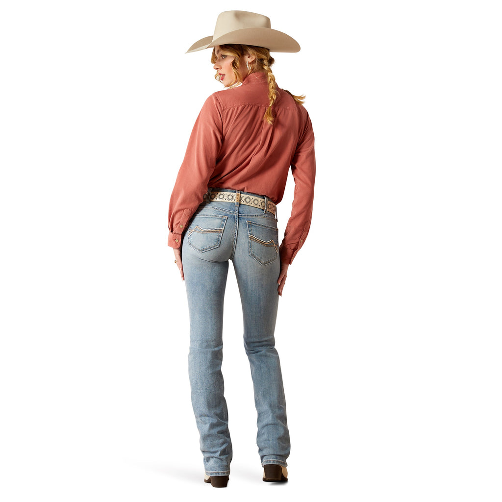 Ariat Mid Rise Straight Mallory Oklahoma