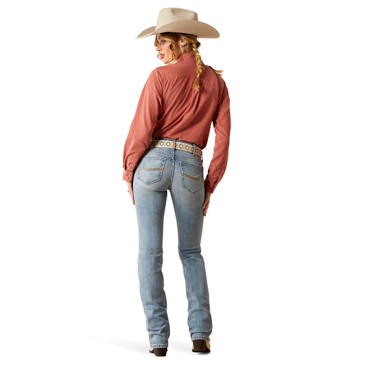 Ariat Mid Rise Straight Mallory Oklahoma