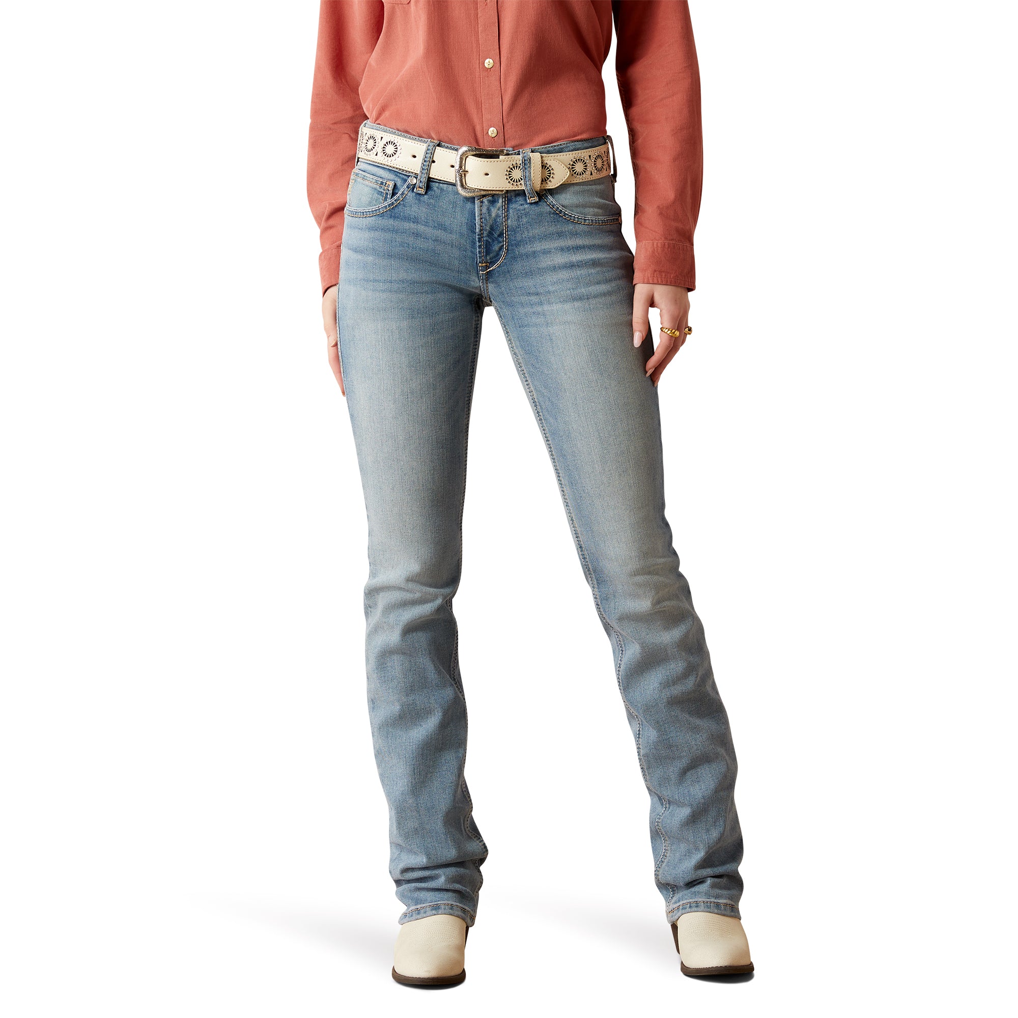 Ariat Mid Rise Straight Mallory Oklahoma