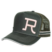 Roper Trucker Cap Branded - Forest/Stone