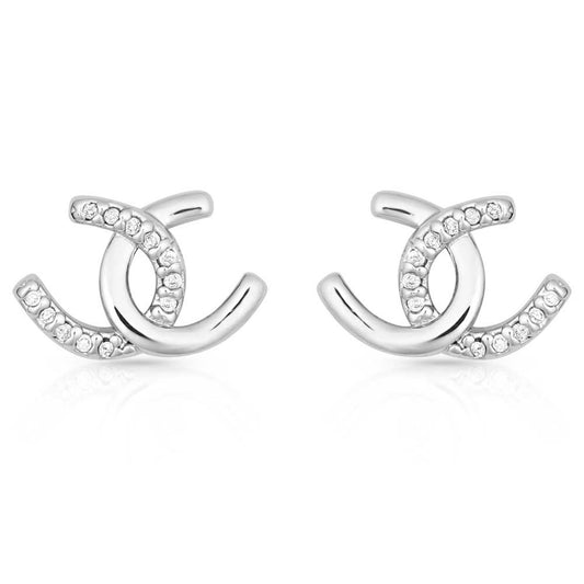Montana Silversmith Horseshoe Happiness Post Earrings