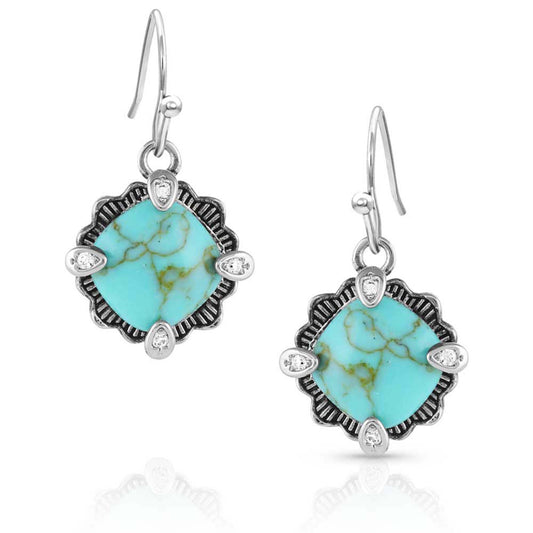Montana Silversmith Crystal Cornerstone Turquoise Earrings