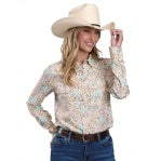 Stetson - White Print Shirt
