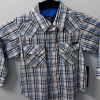 Boys Pure Western Cater Check L/S Shirt