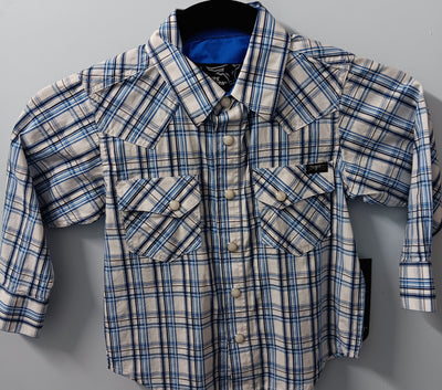 Boys Pure Western Cater Check L/S Shirt