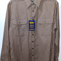 Bisley Brushed/Flannelette Long Sleeve Shirt - Brown