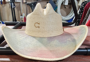 Charlie One Horse Tie Dye Palm Leaf Hat - Size 59