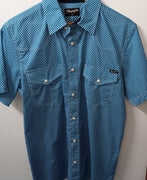 Wrangler Men's Hatcher Print Shirt - Size Small Only