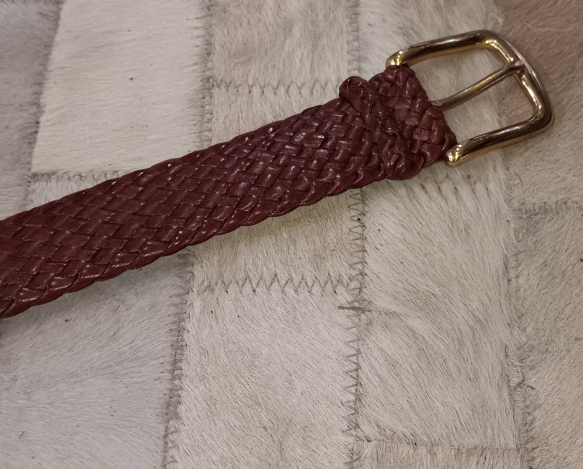Kangaroo Leather Plaited