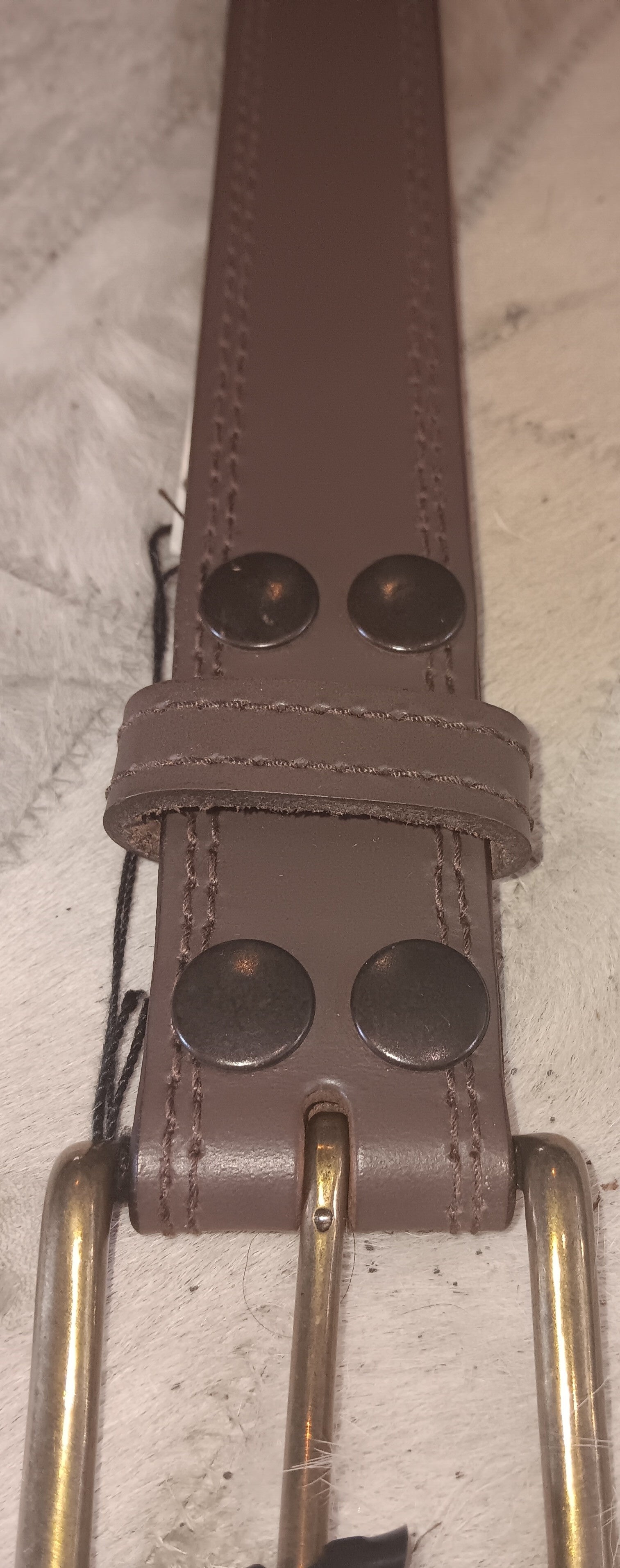 Buckle Belt - Double stitched