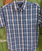 Men's Bisley Large Check Shirt- Blue