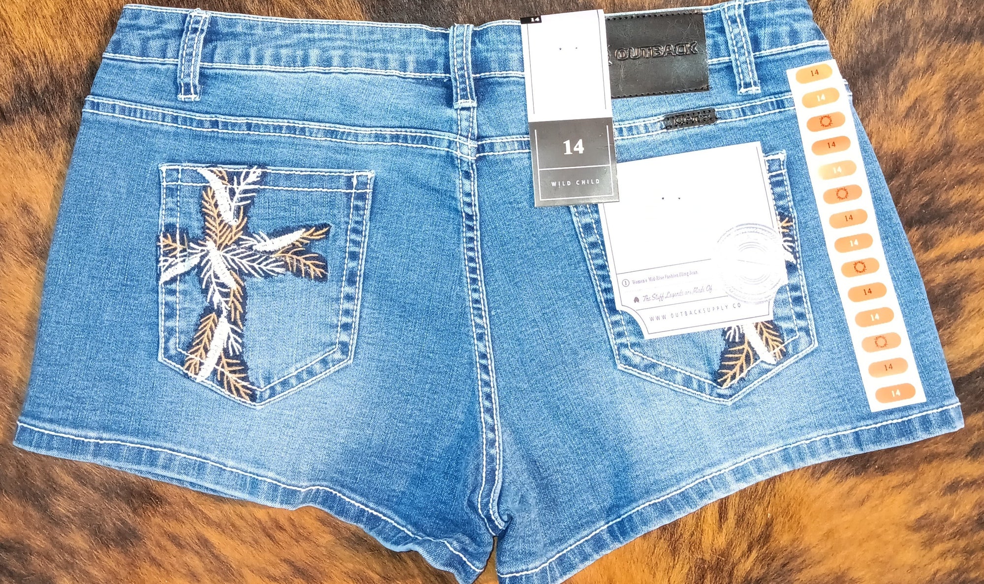 Outback Shorts - Shelby Bling