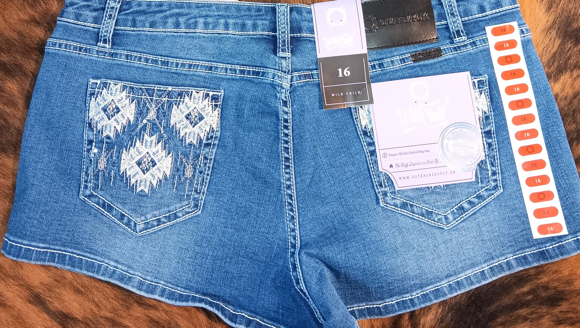 Outback Shorts - Stella Bling