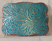 Brigalow Vintage Wallet Buckle- Embossed Leather