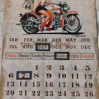 U.S Route 66 Tin Calender