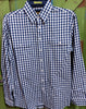 Men's Bisley Cotton Med Check L/S- Navy