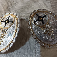 Montana Silversmith Concho Silver Earings SALE