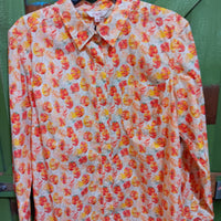 Corfu 100% Cotton Print Shirt -  Fall Leaves W2326410