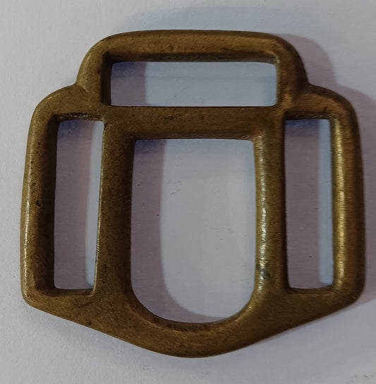 Square Halter 3 Loop Brass