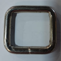 Iron Square Silver Spare Ring Buckle