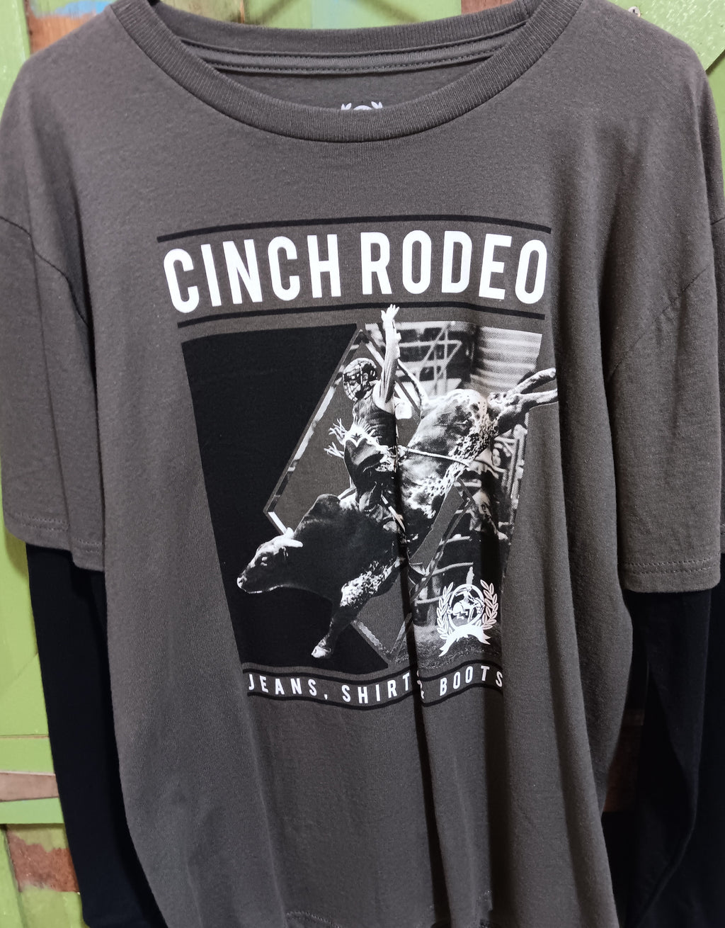 Boys Cinch Rodeo S/S Shirt