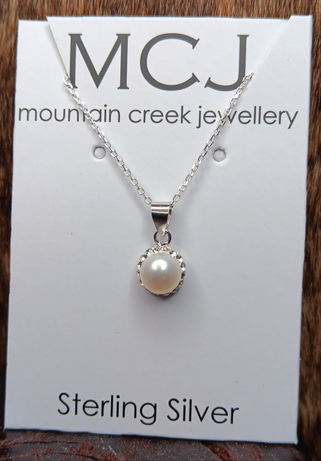 Mountain Creek Sterling Silver &Fresh Water Pearl Necklace
