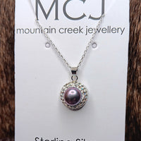Mountain Creek Sterling Silver & Fresh Water Pearl Necklace