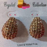 Crystal Collection Tear Drop Earrings