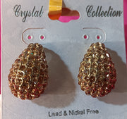 Crystal Collection Tear Drop Earrings