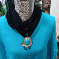 SALE - Fashion Scarfs- Blue Stone