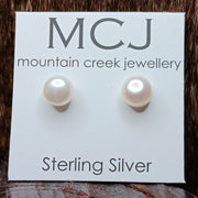 Mountain Creek Pearl Stud Earrings