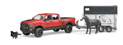 Ram Power Wagon with Horse Trailer And horse