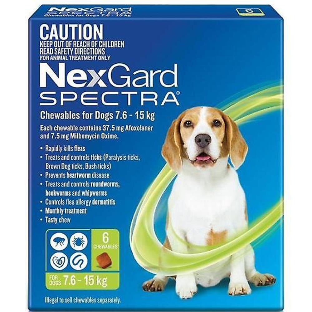 NexGard Spectra 6 Pack- 15kgs