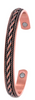 Copper Bangle - Plait Rope