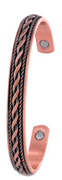 Copper Bangle - Plait Rope - B483_1
