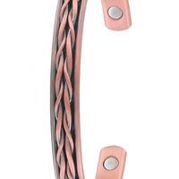 Copper Bangle - Plait