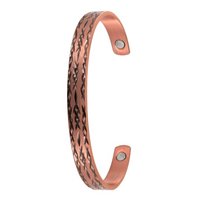 Copper Bangle - Barbed