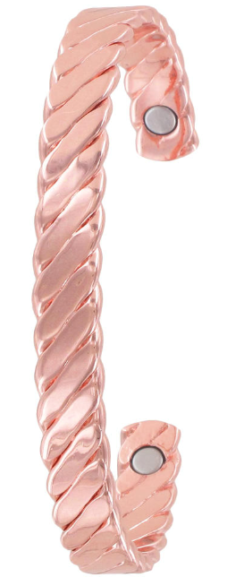 Copper Bangle - Twist Patt